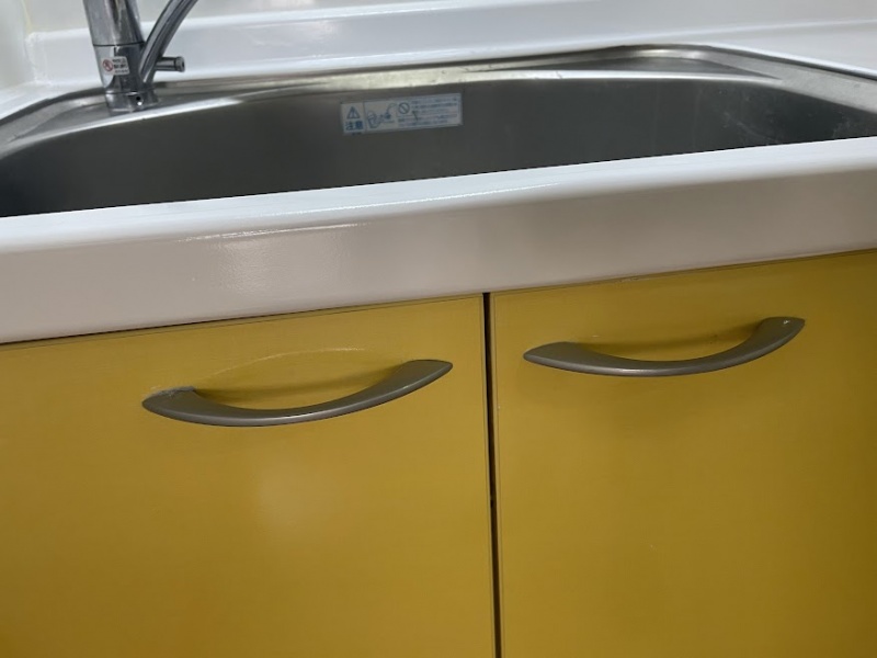北区マンション　キッチン塗装